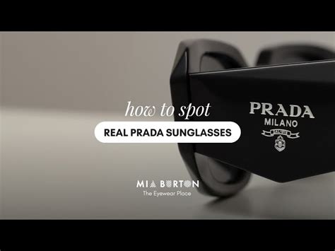 prada sonnenbrille alternative|Real vs. Fake Prada Sunglasses: Spotting the Authenticity.